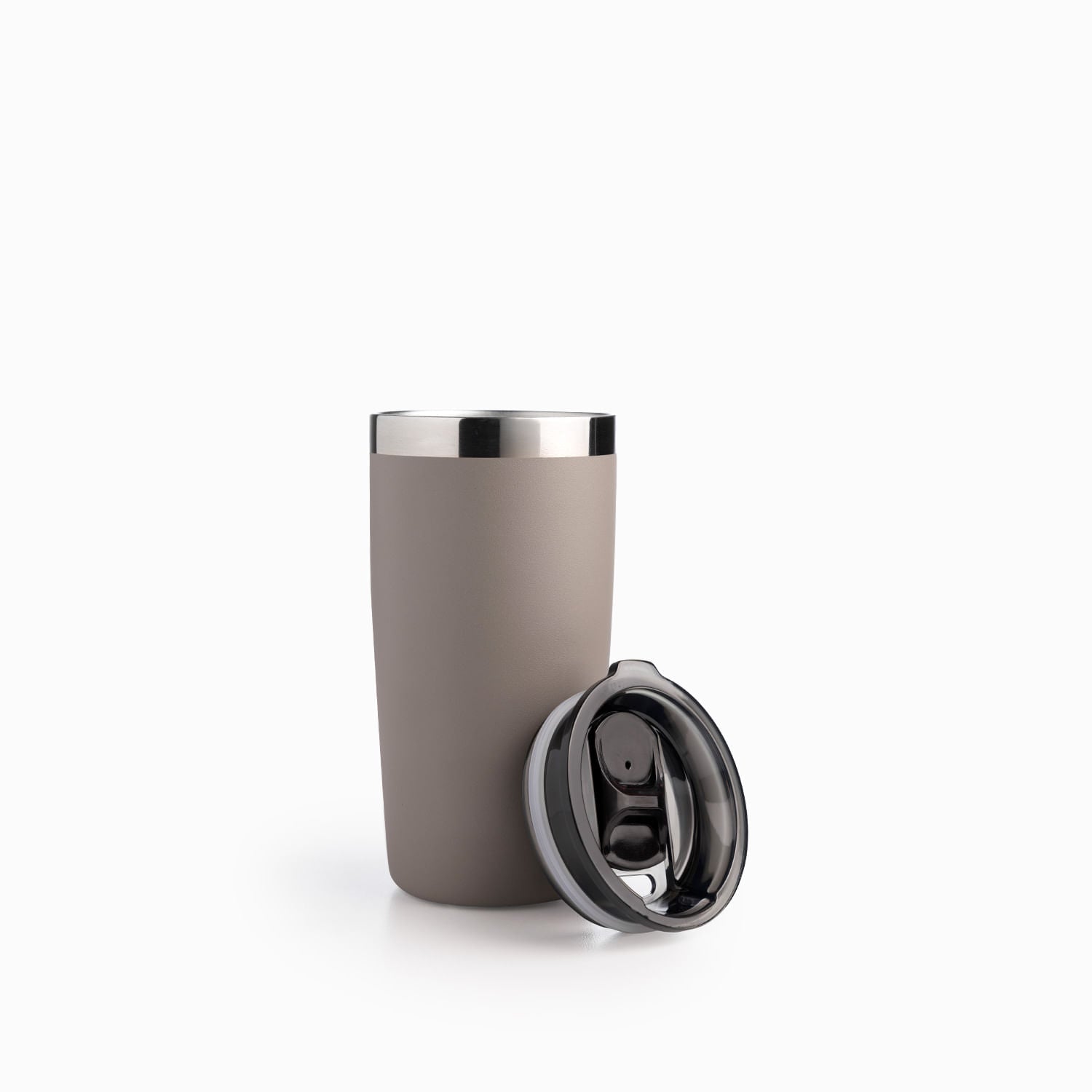 Vaso Doble Pared En Acero Gris 320Ml - Ambiente Gourmet México