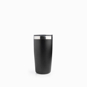 Vaso Doble Pared En Acero Negro 320Ml