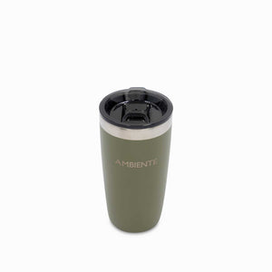Vaso doble pared en acero taupe 320ml - Ambiente Gourmet México
