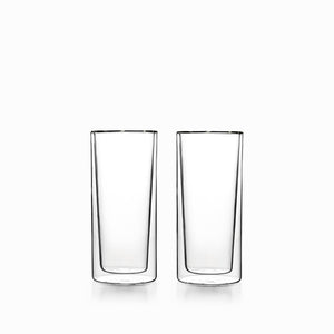 Vaso doble pared recto 400ml setx2 - Ambiente Gourmet México