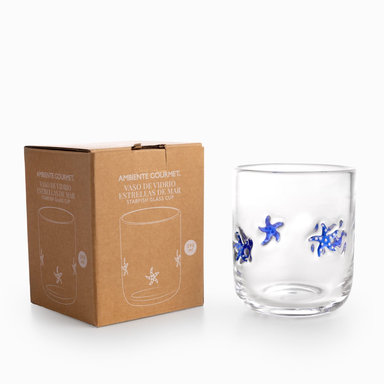 Vaso estrella de mar 390ml - Ambiente Gourmet México