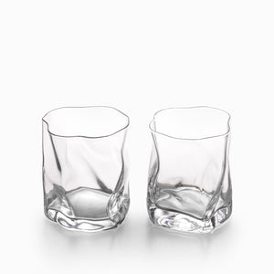 Vaso irregular para licor 310ml setx2 - Ambiente Gourmet México