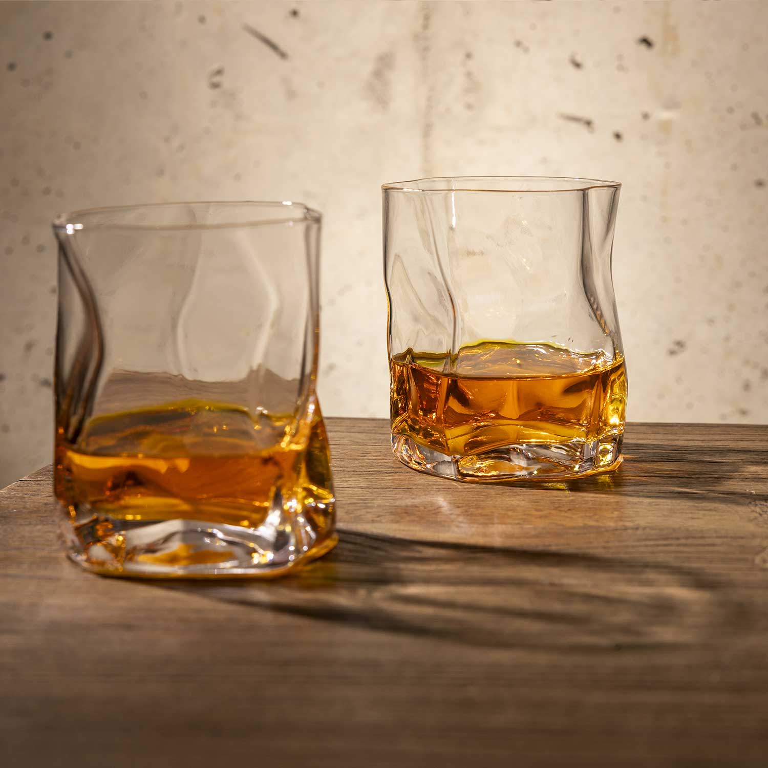 Vaso irregular para licor 310ml setx2 - Ambiente Gourmet México