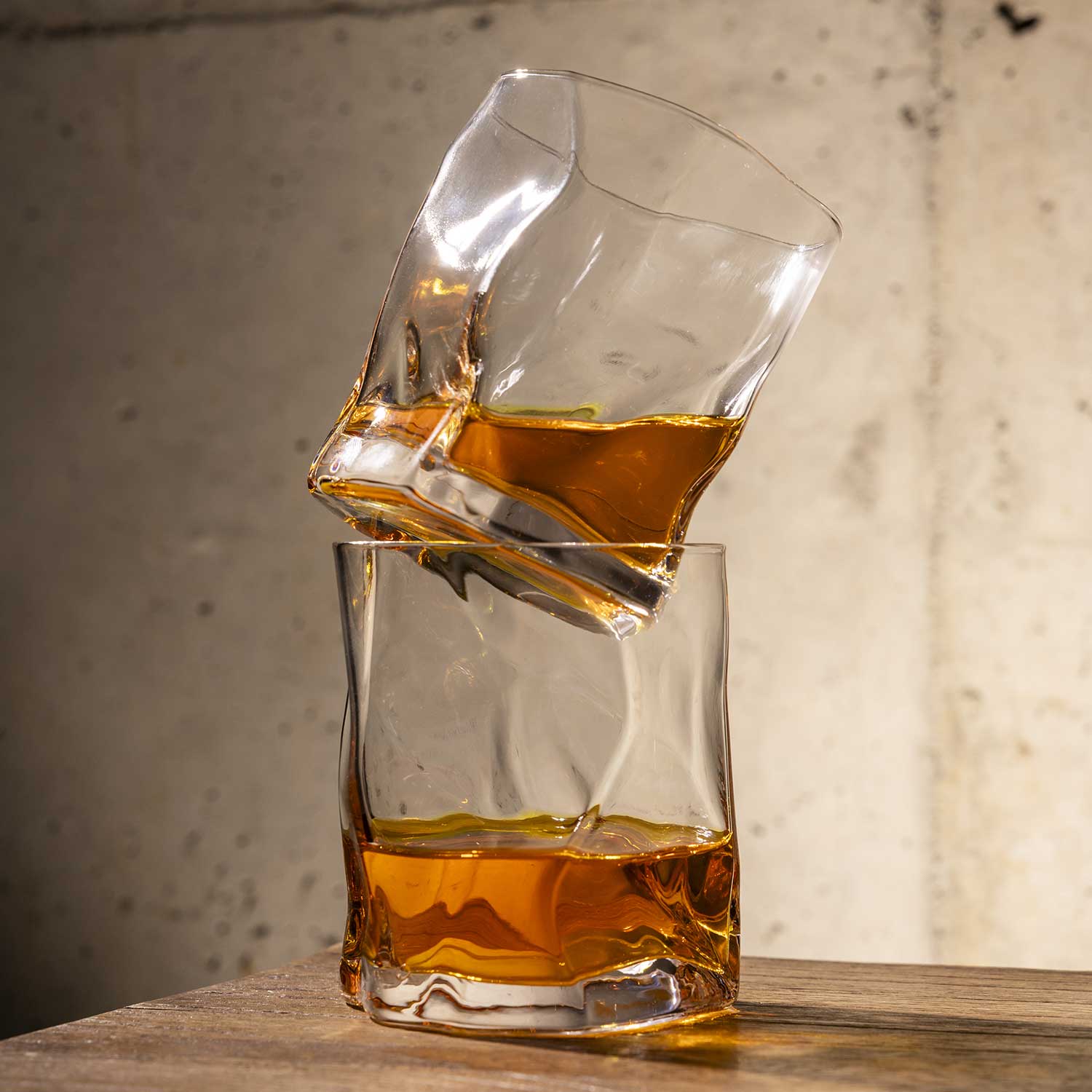 Vaso irregular para licor 310ml setx2 - Ambiente Gourmet México