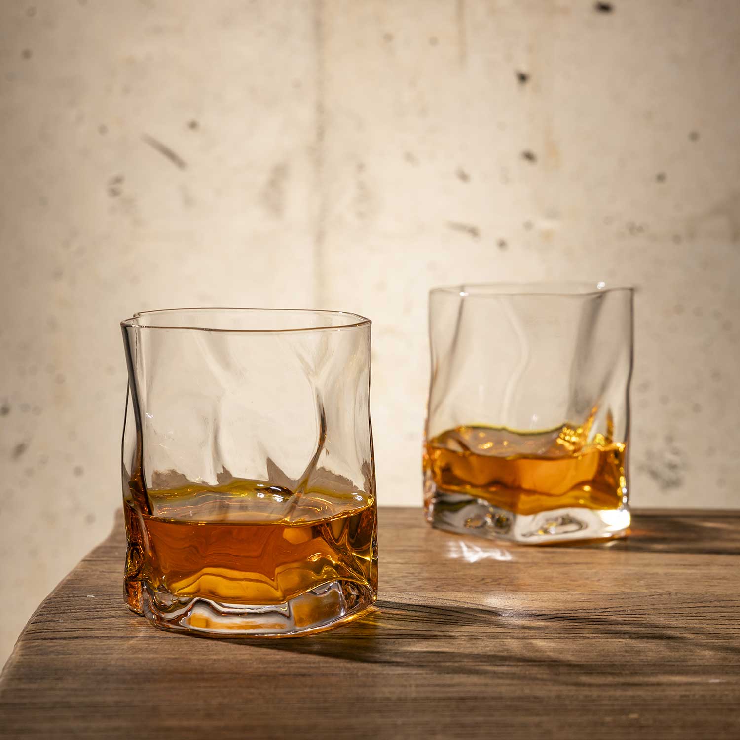 Vaso irregular para licor 310ml setx2 - Ambiente Gourmet México