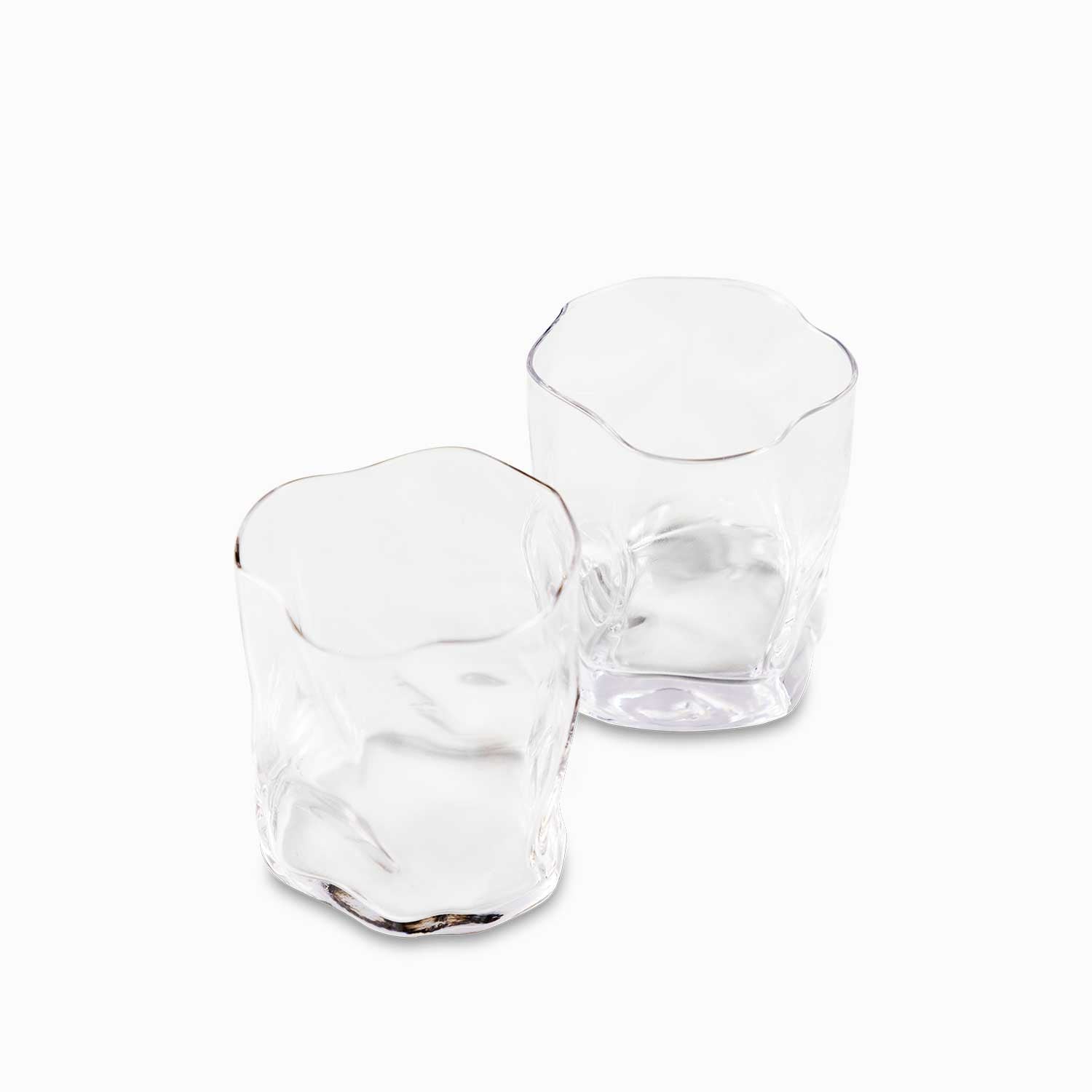 Vaso irregular para licor 310ml setx2 - Ambiente Gourmet México