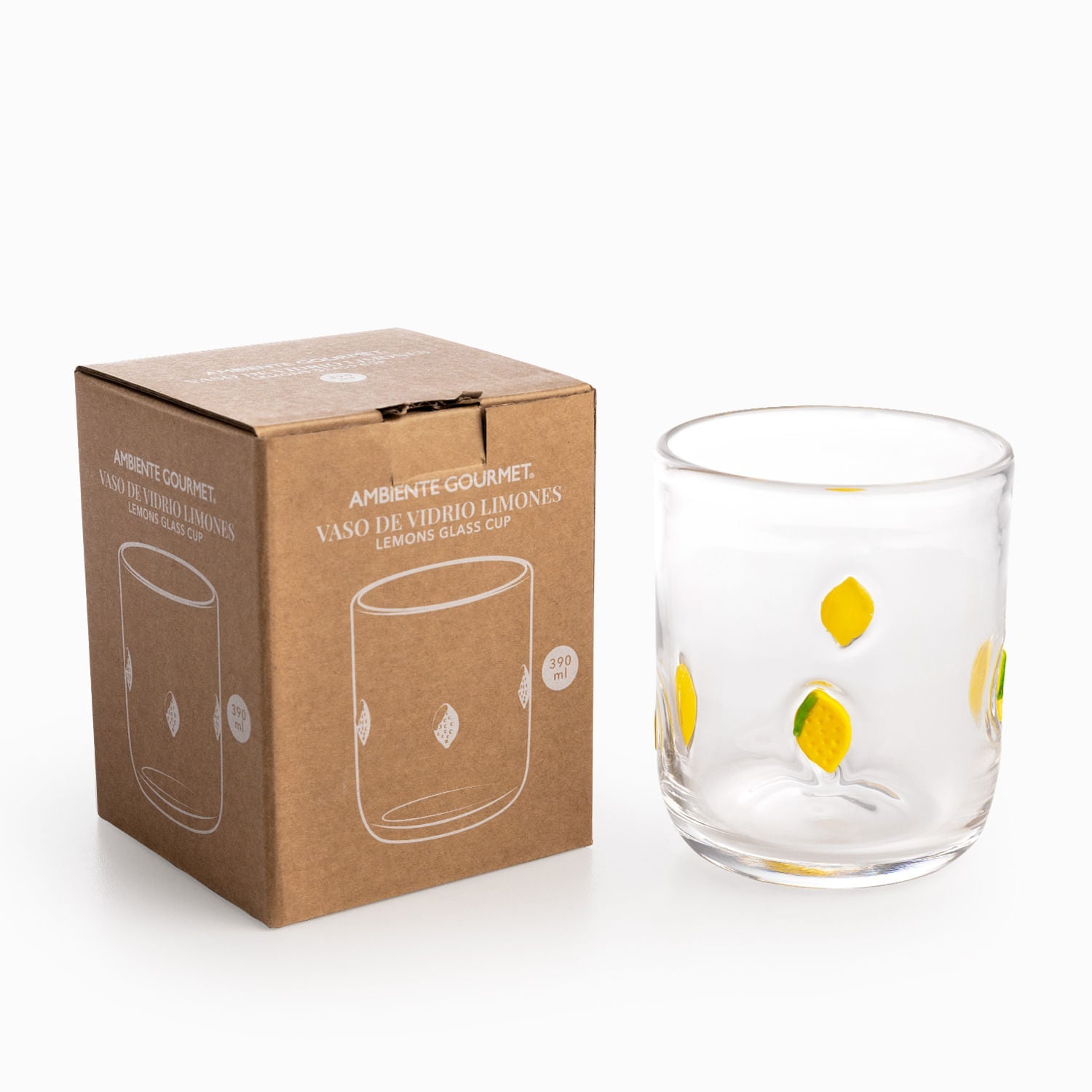 Vaso limón 390ml - Ambiente Gourmet México