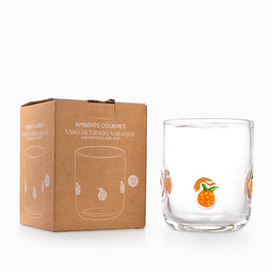 Vaso naranja 390ml - Ambiente Gourmet México