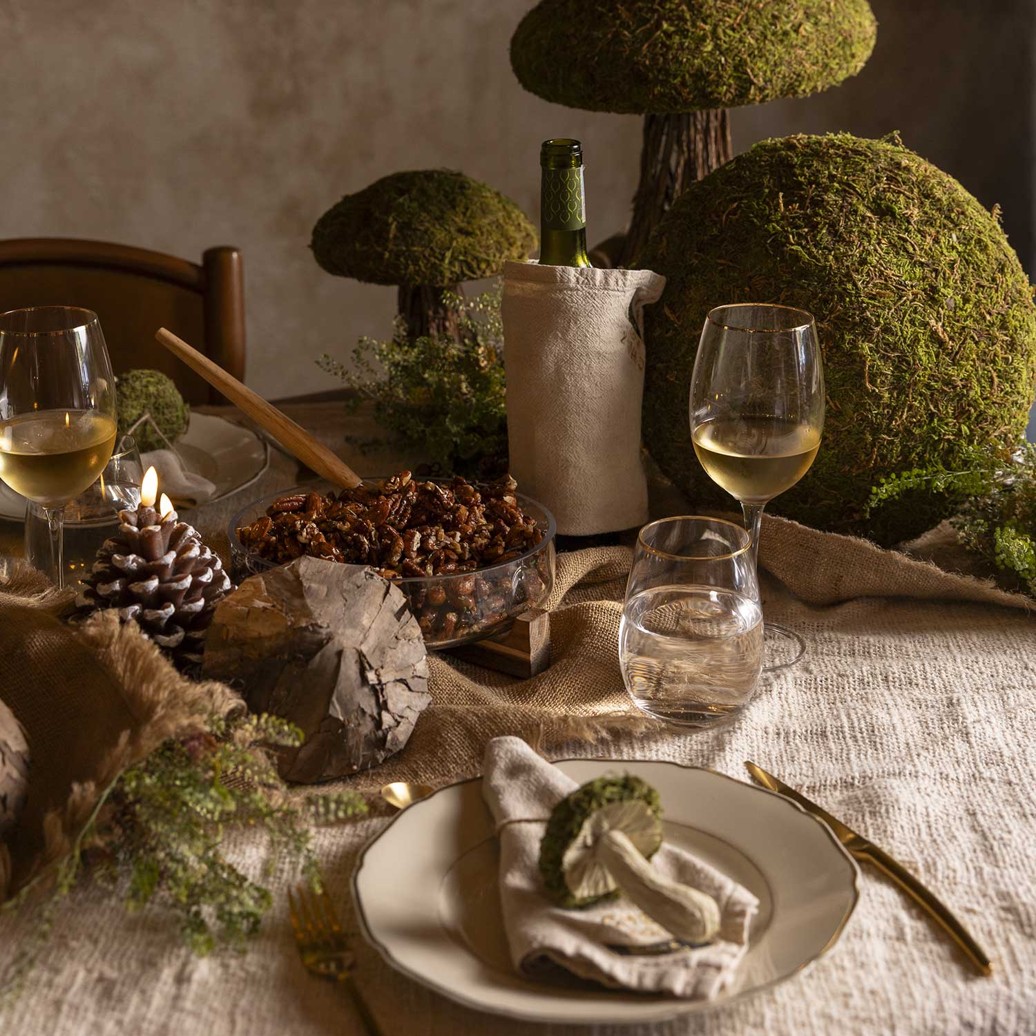 Vasos borde dorado setx2 - Ambiente Gourmet México