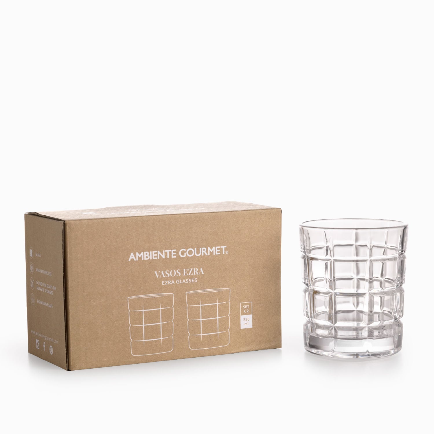 Vasos ezra setx2 - Ambiente Gourmet México