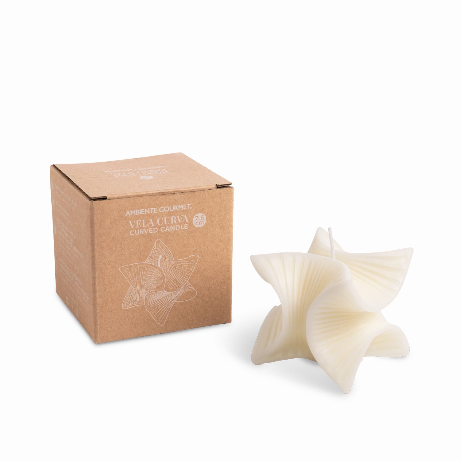Vela Curva 7.5Cm - Ambiente Gourmet México
