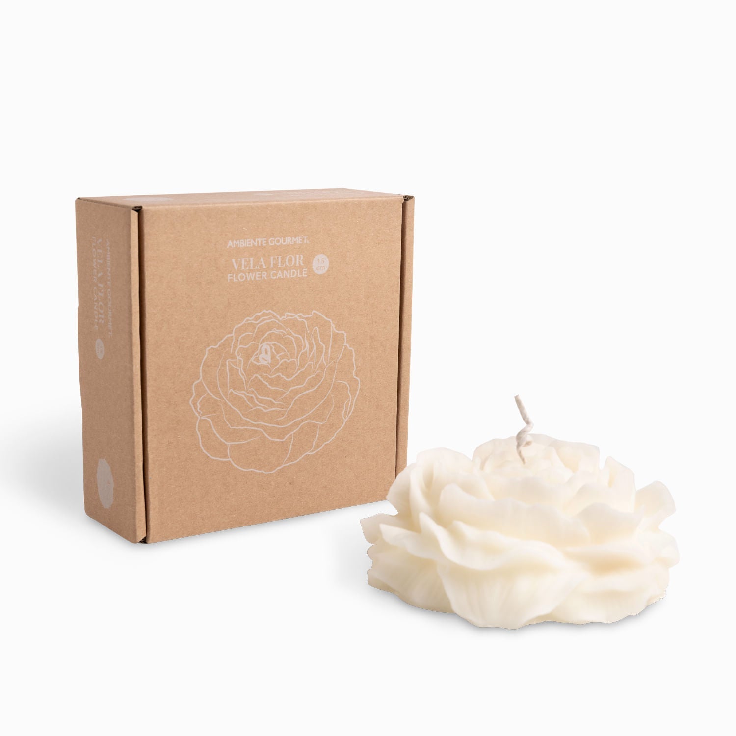 Vela Flor 5.5X15Cm - Ambiente Gourmet México