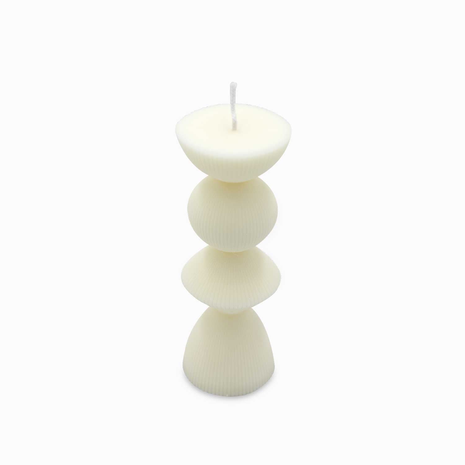 Vela Lazo ivory 19cm - Ambiente Gourmet México