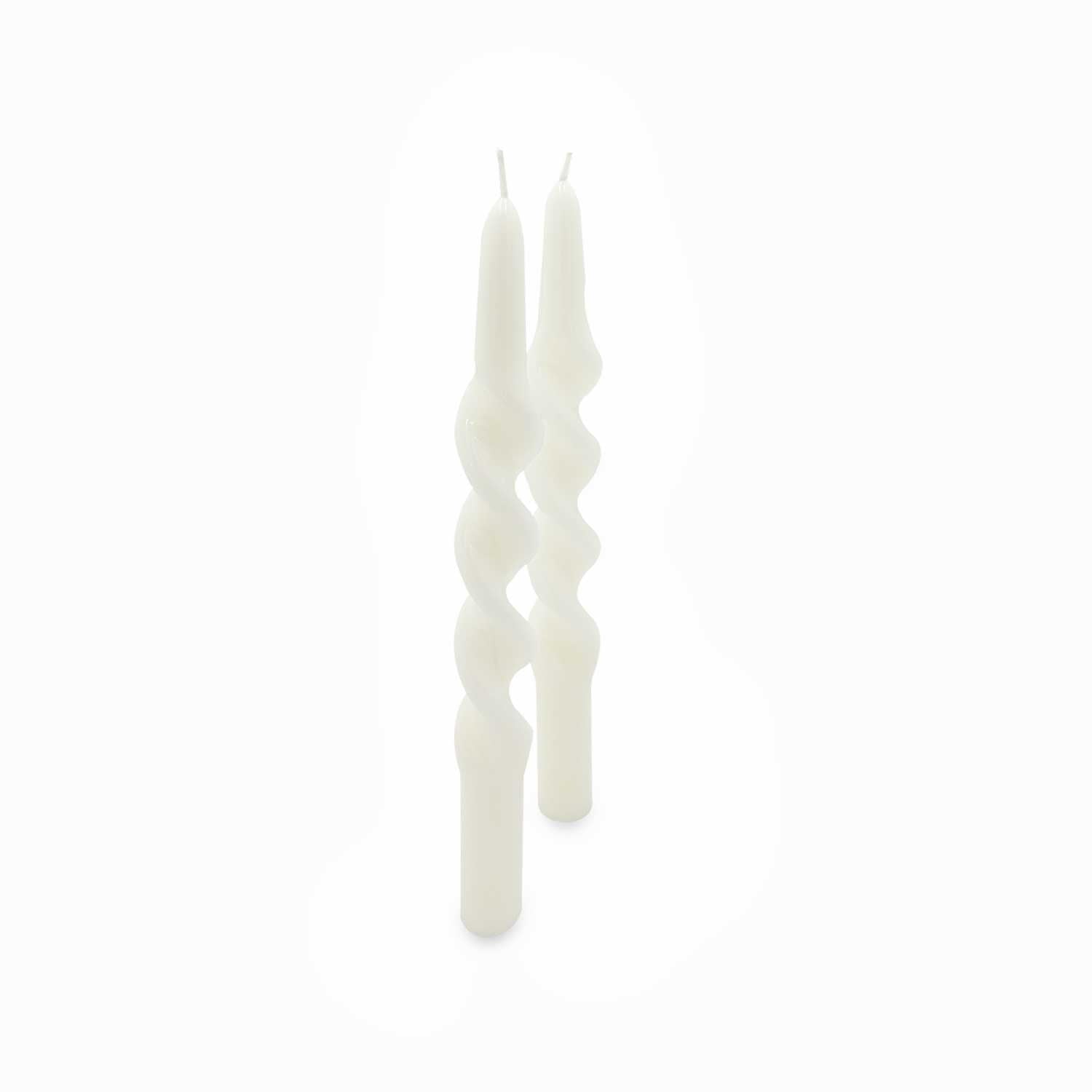 Velas Torcha ivory 25cm set x2